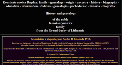 Desktop Screenshot of konstantynowicz.info